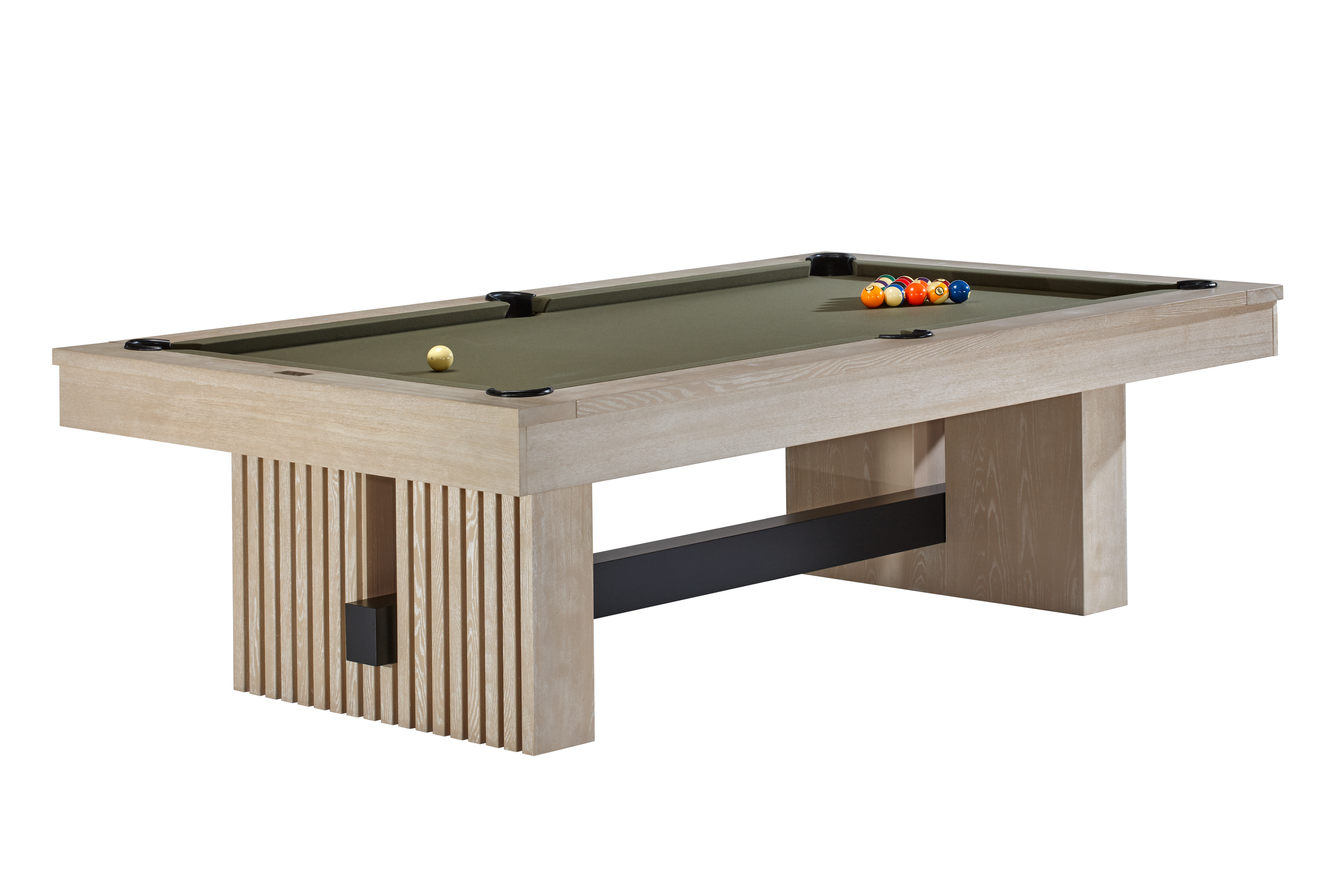 Vancouver 8' Pool Table - Natural Ash angle
